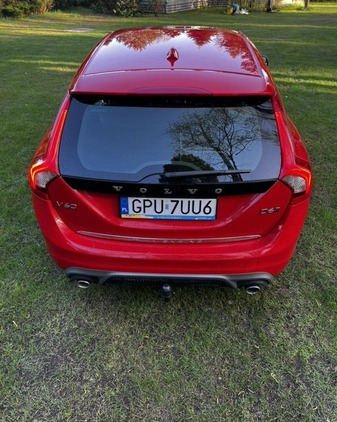Volvo V60 cena 74900 przebieg: 158000, rok produkcji 2016 z Puck małe 232